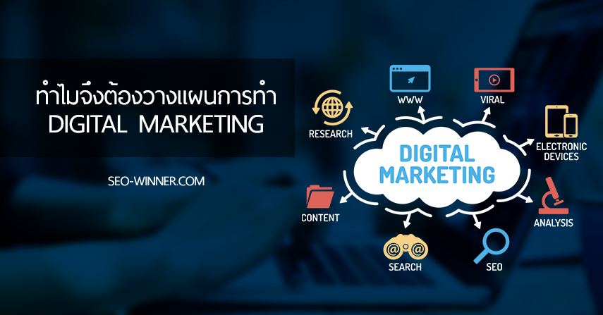 ทำไมจึงต้องวางแผนการทำ Digital Marketing by seo-winner.com